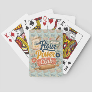 Flour Power Cottage Baking Club Playing Cards