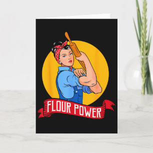 Flour Wer - Funny Baking &amp; Pastry Baker - Baki Card