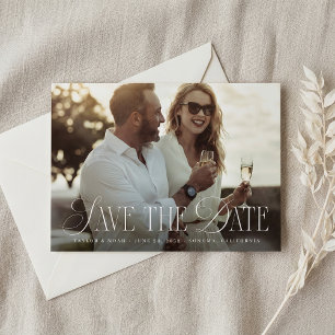 Flourish Accent   Photo Wedding Save The Date