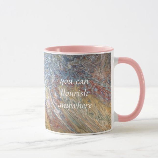 Flourish Anywhere Desert Bloom Quote Mug (Right)