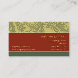 Flourish Brick Chic Business Card Template