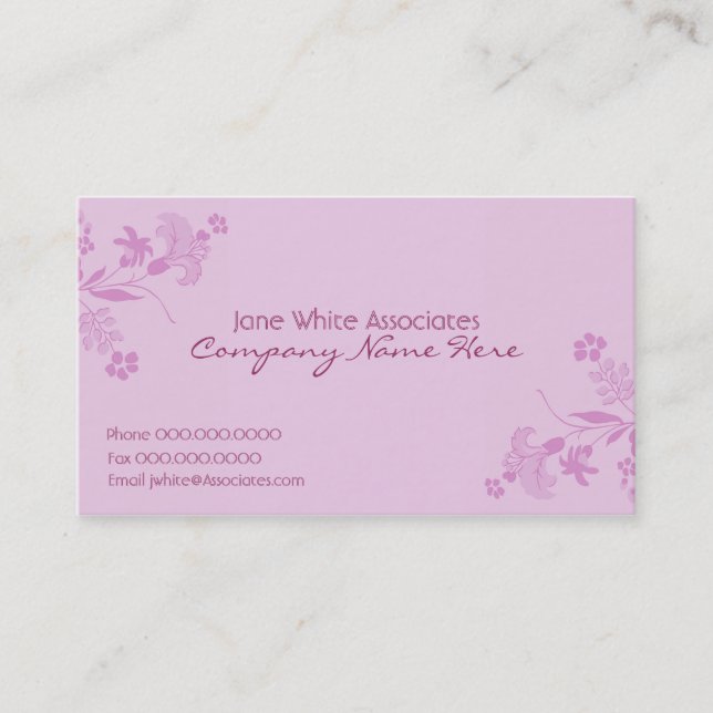 Flourish Business Card (Front)
