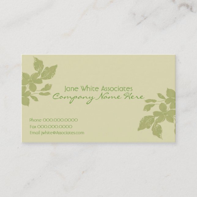 Flourish Business Card (Front)