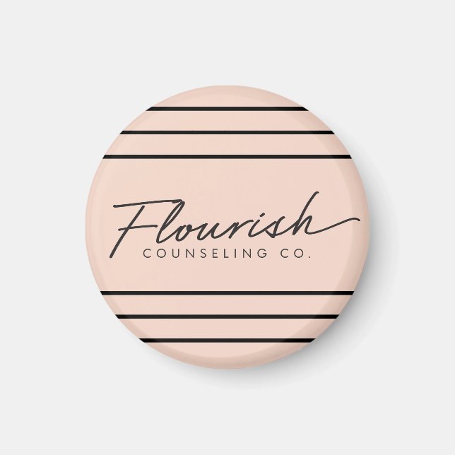 Flourish Counseling Co. Magnet (Front)