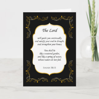 Flourish Encouragement Bible Verse Sympathy Card