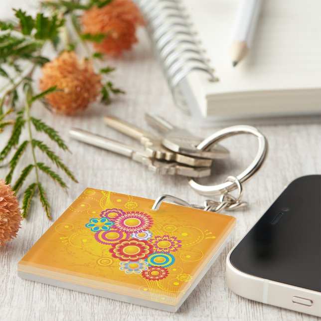 Flourish Flowers Keychain (Creator Uploaded)