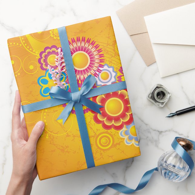Flourish Flowers Wrapping Paper (Creator Uploaded)