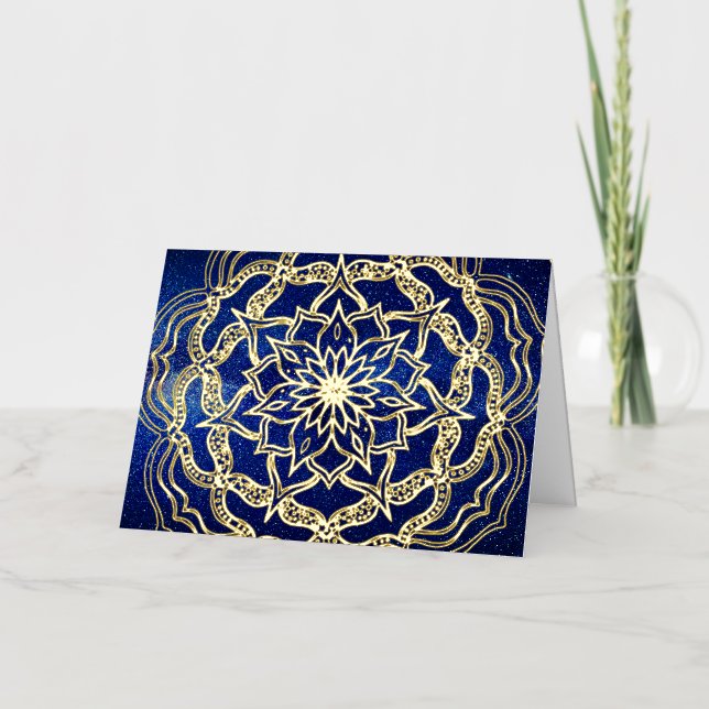 Flourish, Foil Holiday Card (Front)