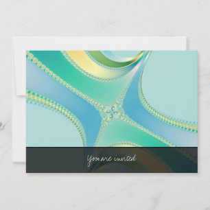 Flourish - Fractal Art Invitation