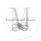 Flourish Monogram Wedding Logo Stickers