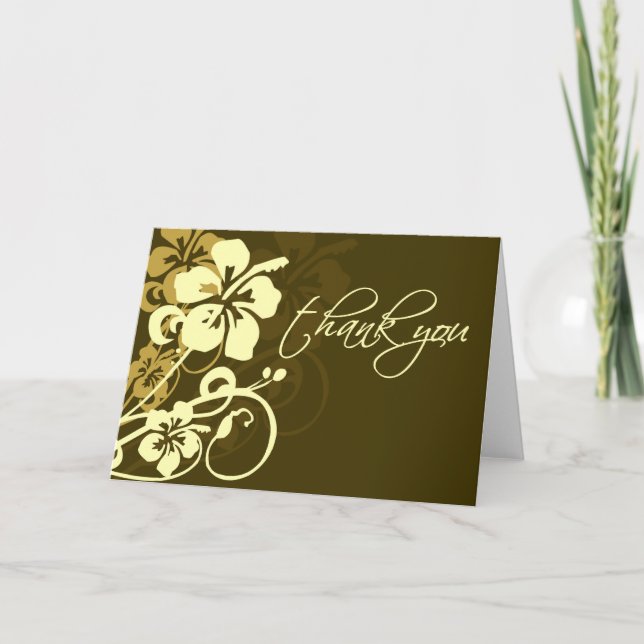 Flourish Thank You Card (Front)