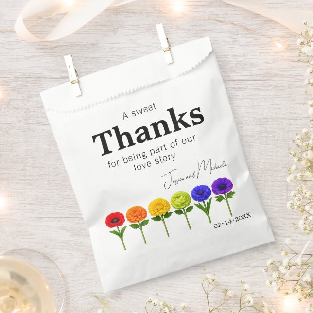 🌈💍Flourish Together  Favour Bag (Clipped)