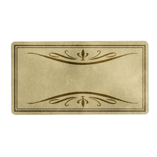 Flourished Apothecary Labels (Front)