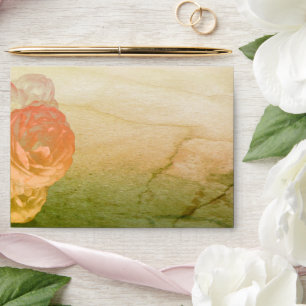 Flourished Timeless Romantic Exquisite Silver Foil Envelope