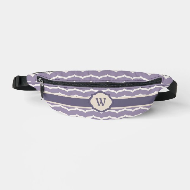 Flourished Zigzag Bum Bags (Front)