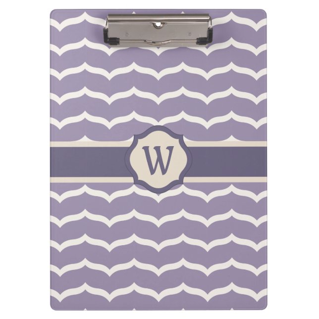Flourished Zigzag Clipboard (Front)
