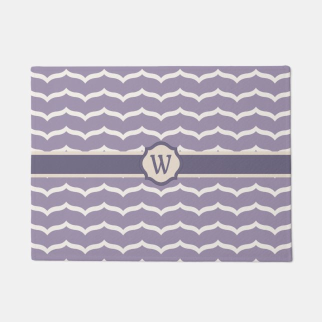 Flourished Zigzag Doormat (Front)