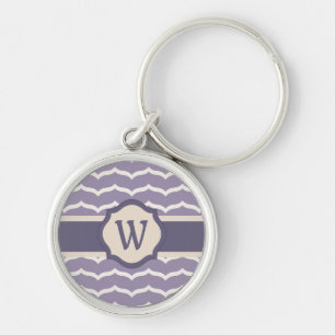 Flourished Zigzag Keychain