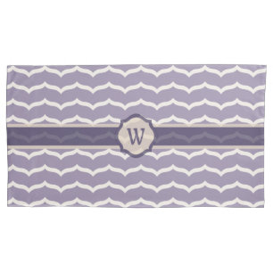 Flourished Zigzag Pillow Case