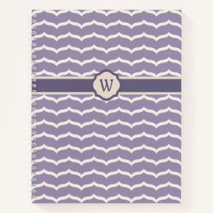 Flourished Zigzag Spiral Notebook