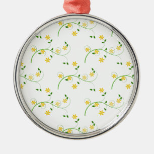 Flourishes and Flowers Metal Tree Decoration