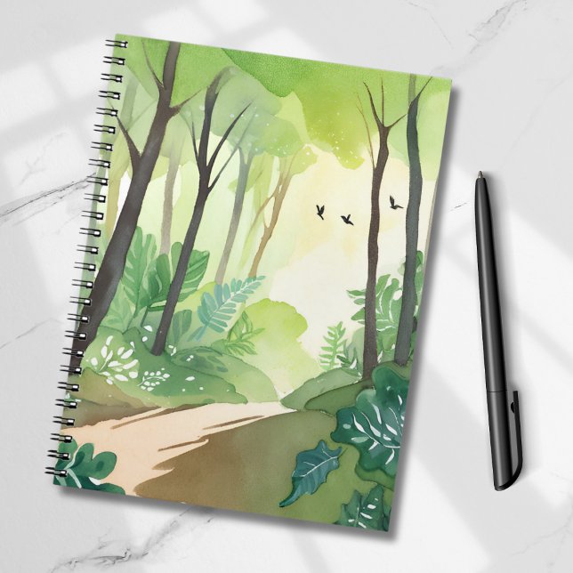 Flourishing Green Forest | Nature Watercolor Notebook (Creator Uploaded)