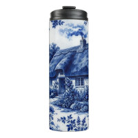 Flow Blue Style English Country Cottage Roses