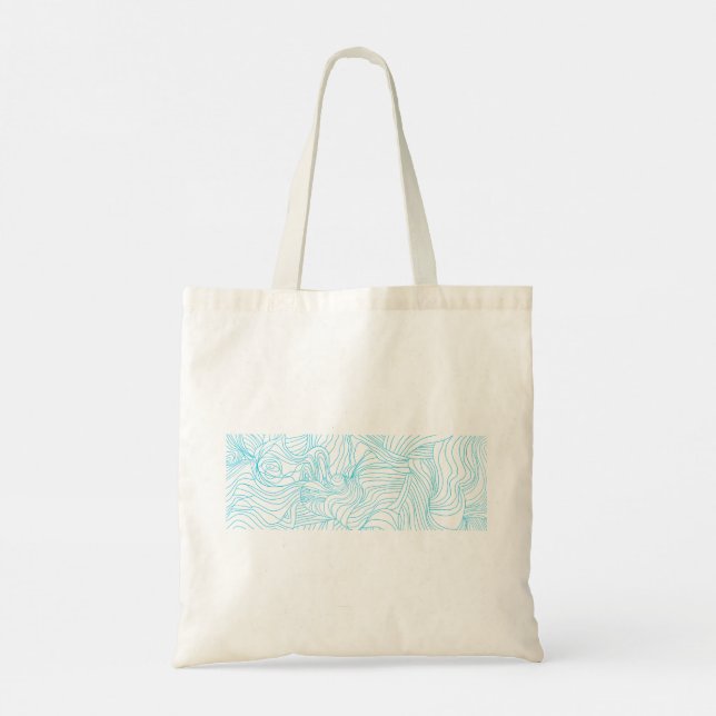 Flow field tote bag (Back)