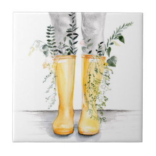 Flow & Grow I Ceramic Tile