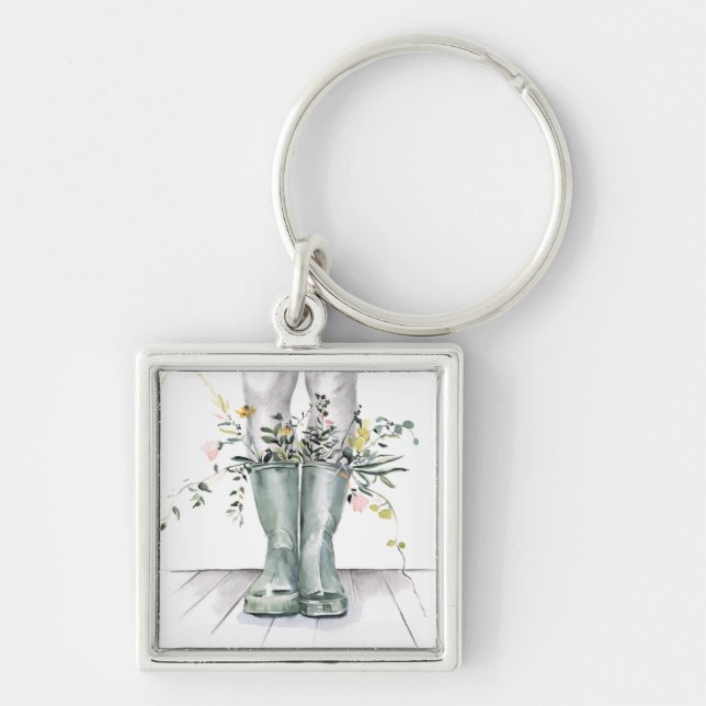 Flow & Grow II Key Ring (Front)