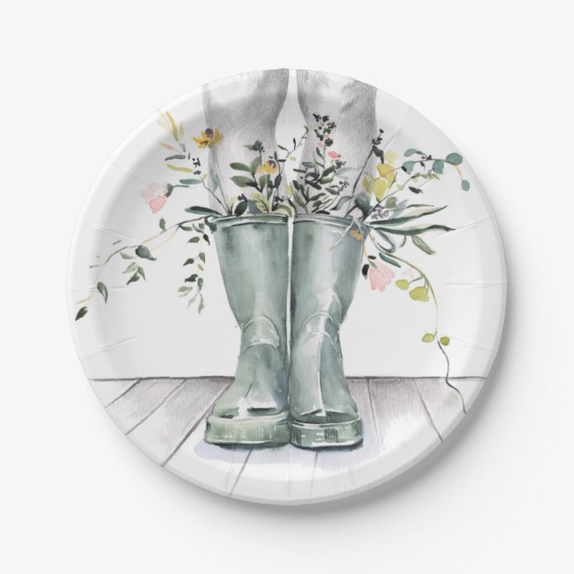 Flow & Grow II Paper Plate (Front)