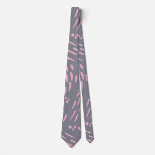 Flow in Grey and Pink Tie
