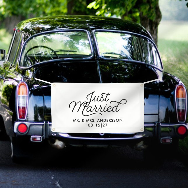 Flow Just Married Car Banner (Creator Uploaded)