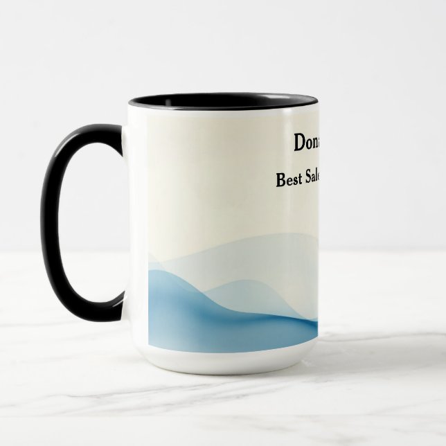 Flow State Modern Deep Work Personalised Mug (Left)
