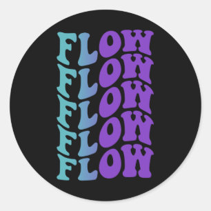 Flow Suicide Prevention Mental Health Awareness  Classic Round Sticker