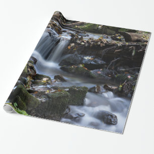 Flow Water through the jungle Wrapping Paper