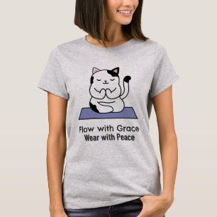 Flow with Grace Wear with Peace Yoga T-Shirt