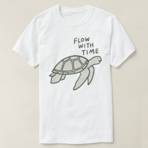 Flow With Time Turtle T-Shirt