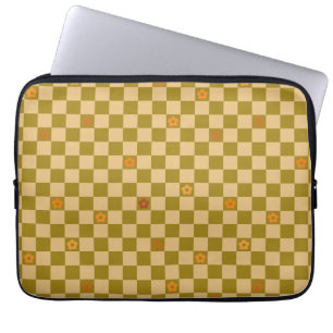 Flowe Checkered Pattern - No. 02 Laptop Sleeve