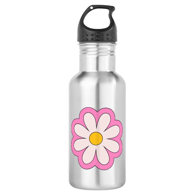 Flower 532 Ml Water Bottle (Front)