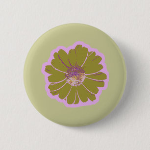 Flower #603 Logo 6 Cm Round Badge