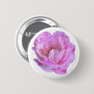 Flower 6 cm round badge
