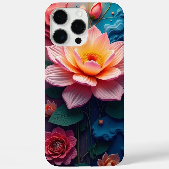 Flower Abstract Case-Mate iPhone Case (Back)