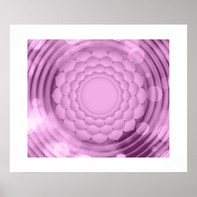 Flower Abstract Poster (Front)