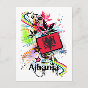 Flower Albania Postcard