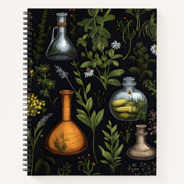 Flower Alchemy Magic Notebook (Front)