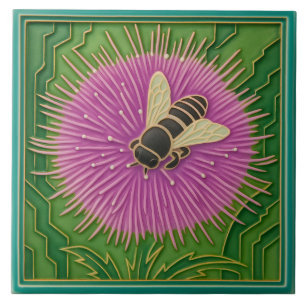 Flower And Bee Tile