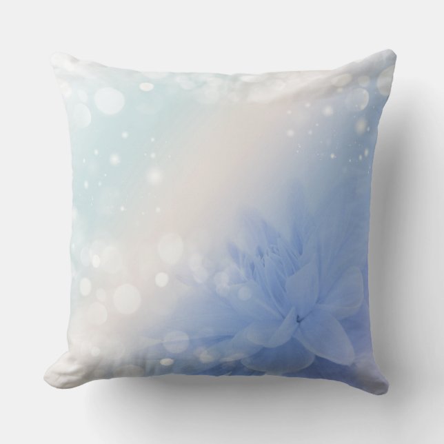 Flower and Bokeh Cushion (Front)