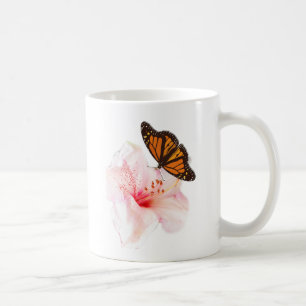 flower and butterfly coffee mug