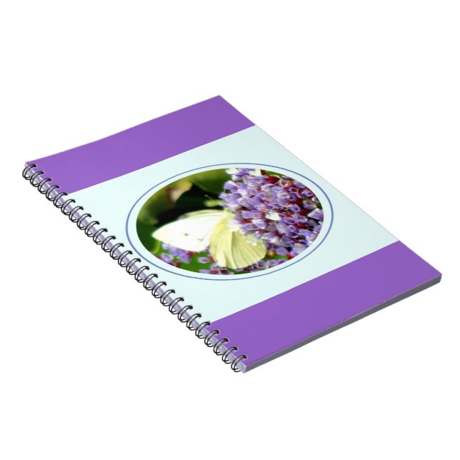 Flower and Butterfly Notebook (Right Side)